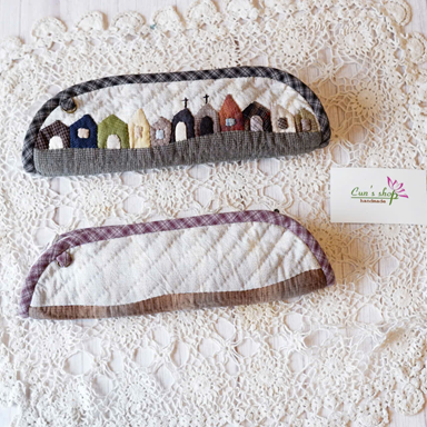 P0022 HỘP BÚT PHONG CẢNH NHÀ