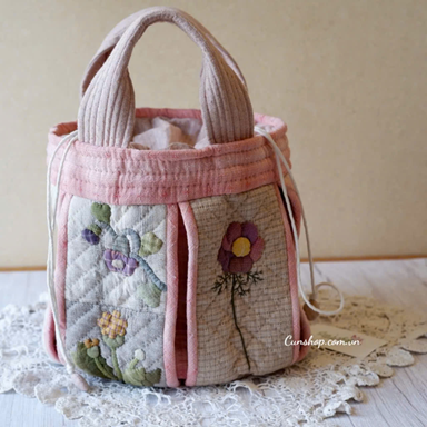 QB02FLOWER TÚI GẤP NẾP CÁC LOẠI HOA