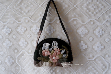 TÚI ĐEO CHÉO BÁN NGUYỆT HÌNH HOA