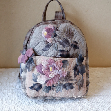 B1000 BALO HOA CẨM CHƯỚNG MÀU TÍM