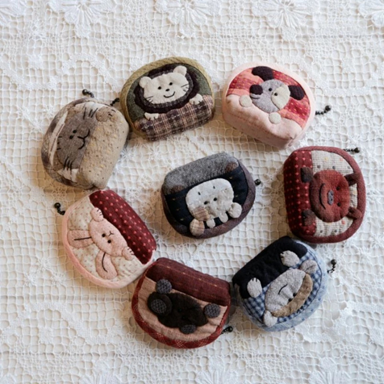 BỘ KIT VÍ SÒ CÁC CON VẬT DÀNH CHO NGƯỜI MỚI CHƠI QUILT