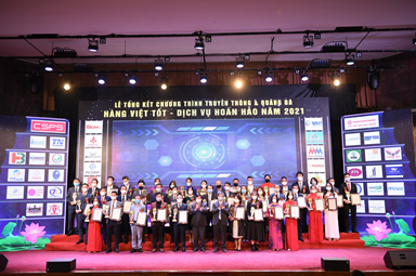 VINACONSOL nhận danh hiệu TOP 20 DỊCH VỤ HOÀN HẢO vì quyền lợi người tiêu dùng năm 2021