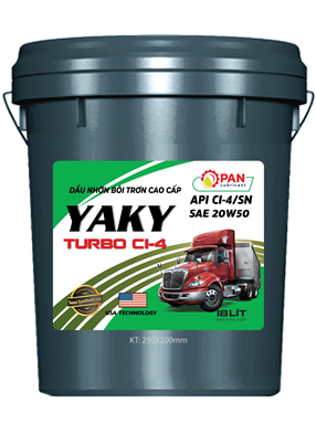 Nhớt Động Cơ CI4 15W40-20W50 YAKY