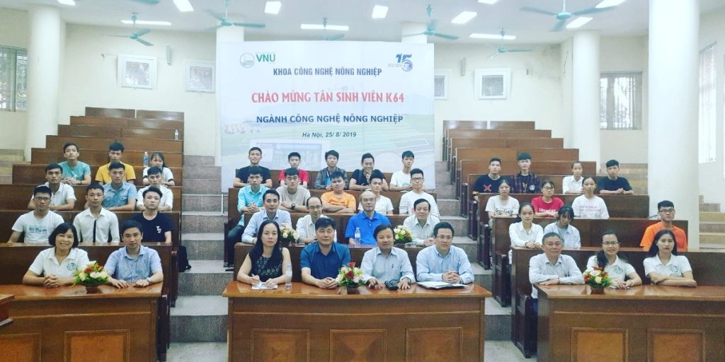 CHÚC MỪNG KHOA CÔNG NGHỆ NÔNG NGHIỆP (TRƯỜNG ĐẠI HỌC CÔNG NGHỆ, ĐHQGHN) TRÒN MỘT TUỔI 2
