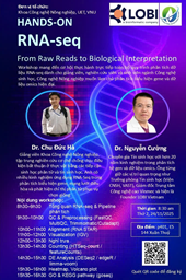 KHOÁ HỌC HANDS-ON RNA-Seq – TỪ DỮ LIỆU THÔ ĐẾN PHÂN TÍCH SINH HỌC Ý NGHĨA