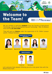 🌱 SINH VIÊN KHOA CÔNG NGHỆ NÔNG NGHIỆP THAM GIA THỰC TẬP TẠI TRUNG TÂM CIAT – MỞ RỘNG CƠ HỘI HỘI NHẬP QUỐC TẾ