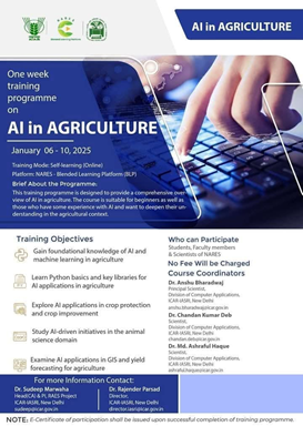 One week training programme on