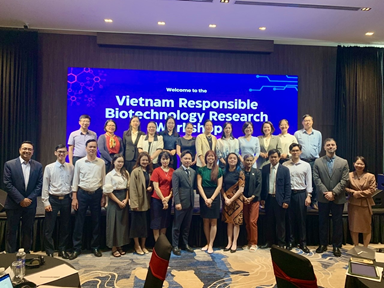 Giảng viên khoa Công nghệ Nông nghiệp tham gia workshop Nghiên cứu Công nghệ Sinh học có trách nhiệm tại Việt Nam