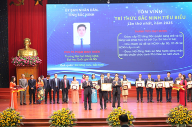 🌻 CHÚC MỪNG PGS.TS PHẠM MINH TRIỂN – GIẢNG VIÊN KHOA CÔNG NGHỆ NÔNG NGHIỆP ĐƯỢC TÔN VINH TRÍ THỨC BẮC NINH TIÊU BIỂU LẦN THỨ NHẤT, NĂM 2025 🌻