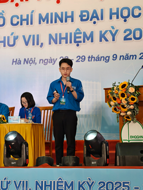 🌟 SINH VIÊN TIÊU BIỂU KHOA CÔNG NGHỆ NÔNG NGHIỆP ĐÓNG GÓP THAM LUẬN TẠI ĐẠI HỘI VII ĐOÀN TNCS HỒ CHÍ MINH ĐHQGHN 🌟