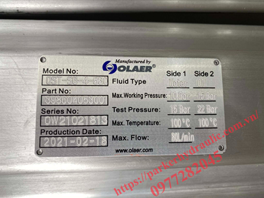 Bộ làm mát dầu bằng nước OST-S6-4-530