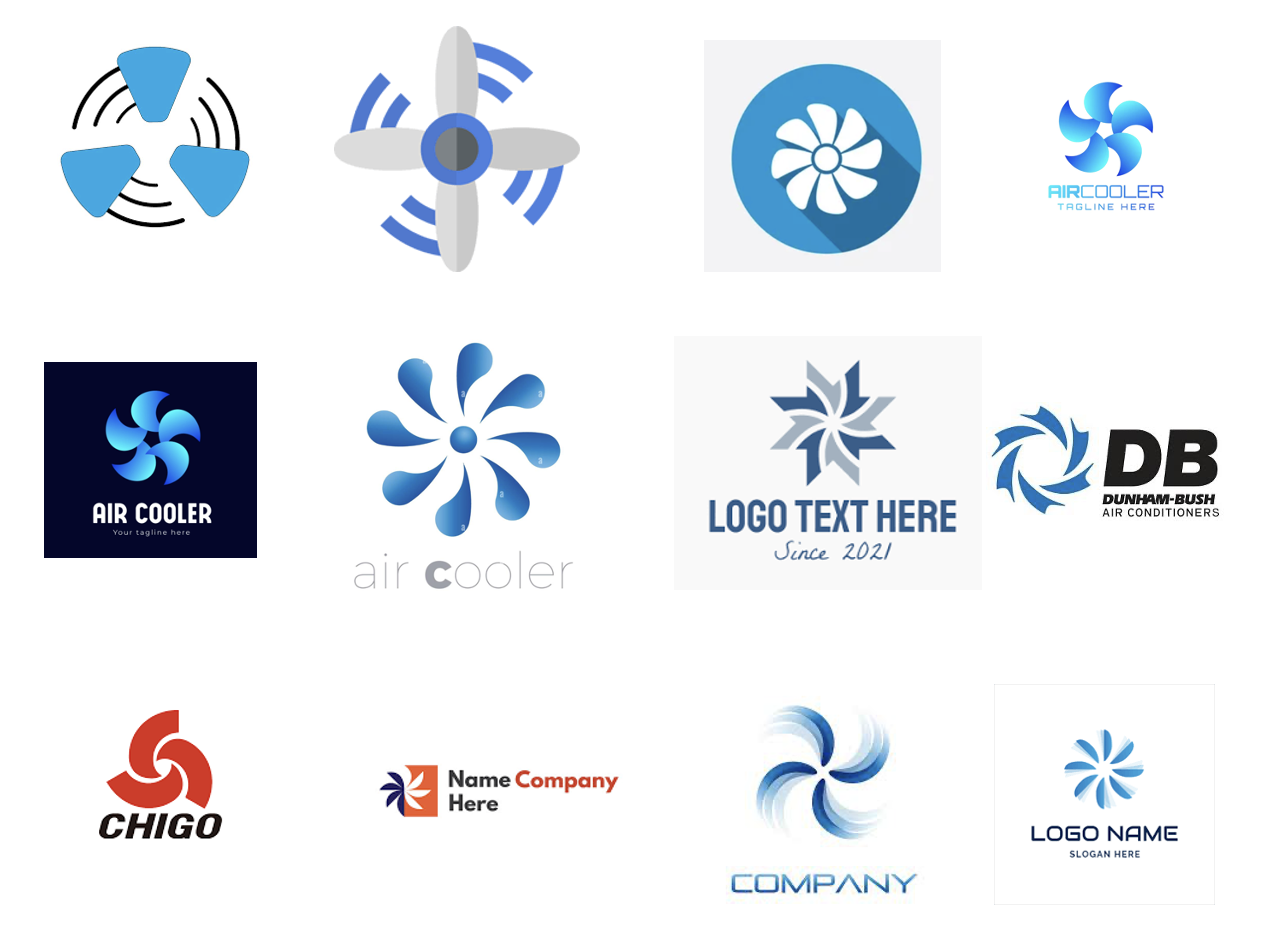 101 ý tưởng độc đáo cho logo điều hoà không khí