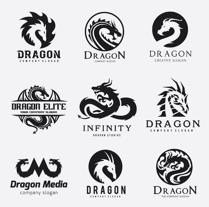 69+ Logo Rồng Full HD | Logo con cái Rồng | Biểu tượng con cái Rồng Đẹp