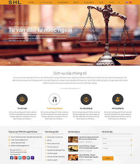 Thiết kế trang web ngành luật cần ưu tiên những chức năng gì
