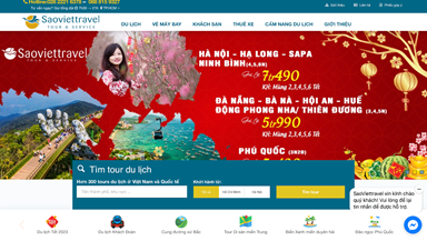 Top 30 giao diện website du lịch đẹp