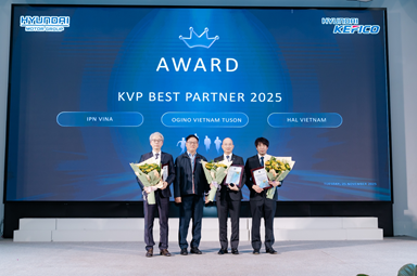 HAL VIỆT NAM NHẬN GIẢI THƯỞNG “KVP BEST PARTNER 2025” TẠI NGÀY HỘI ĐỐI TÁC HYUNDAI KEFICO VIỆT NAM