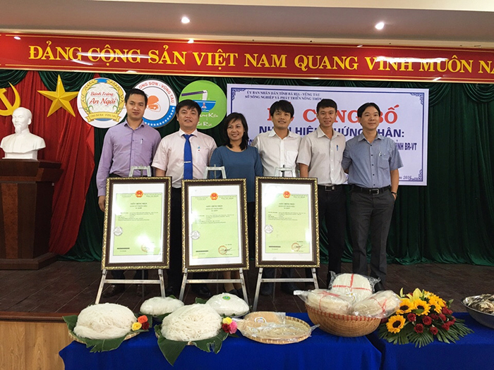 Announcement ceremony for certification marks of Ba Ria - Vung Tau 1