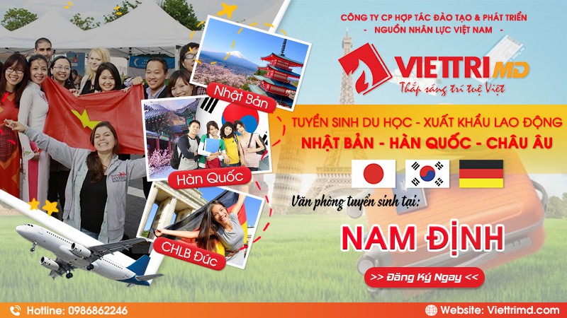 Tư vấn du học Nhật Bản uy tín tại Nam Định - Việt Trí MD