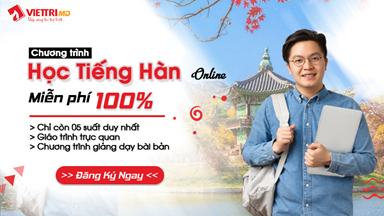 Tài Trợ khóa học tiếng Hàn miễn phí Tháng 3/ 2022