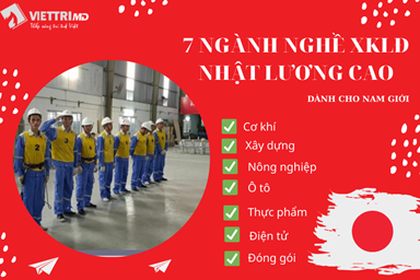 Top 7 ngành nghề đi Nhật lương cao dành cho Nam 2022