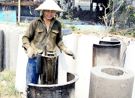 Nghề đúc ống cống bê tông 