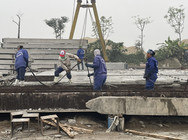 Hình ảnh dự án sản xuất cọc BTCT