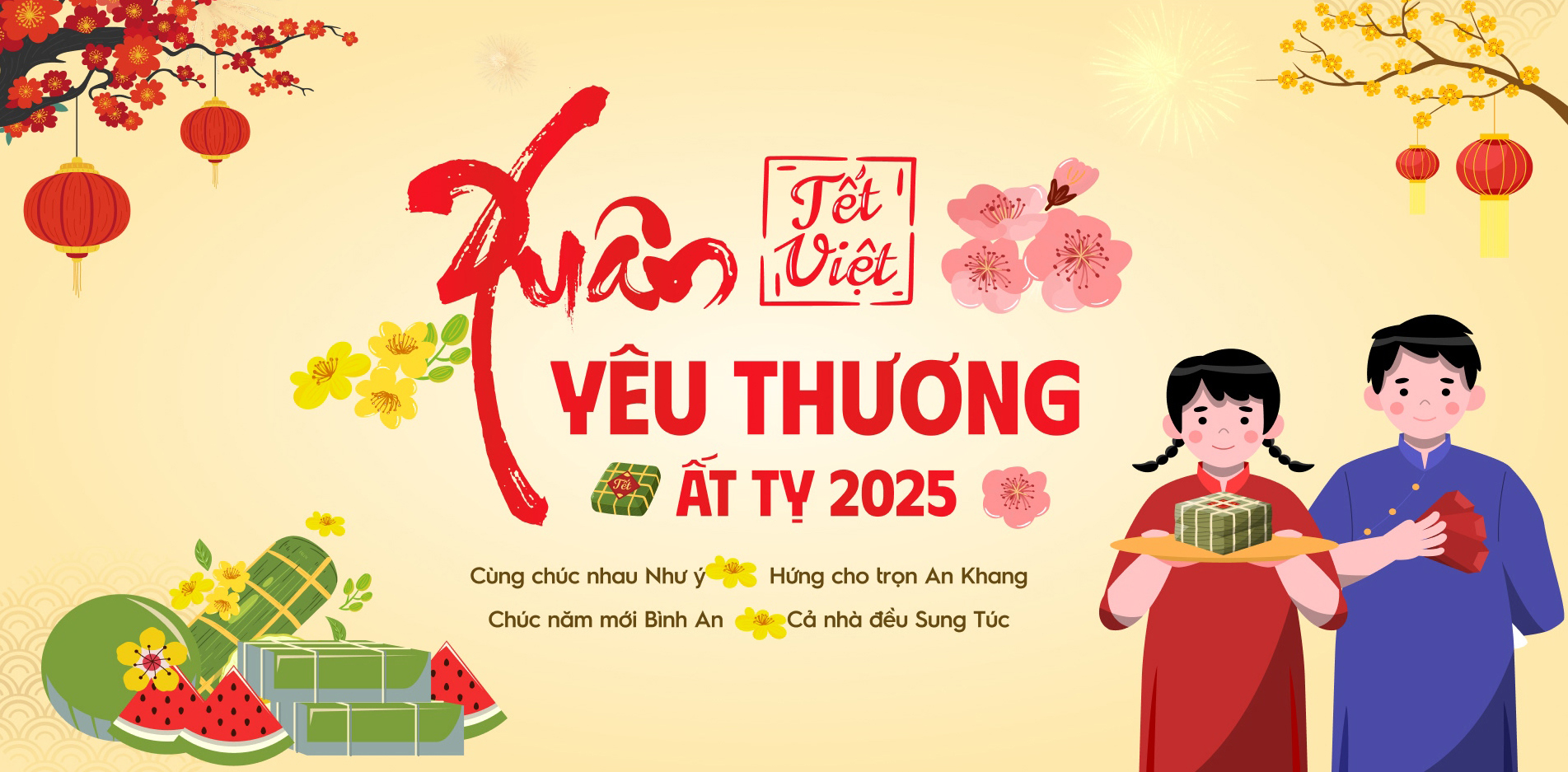 Chúc mừng năm mới Ất tỵ 2025