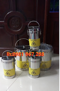 Hộp kim tiêm inox 2 lít y tế  1