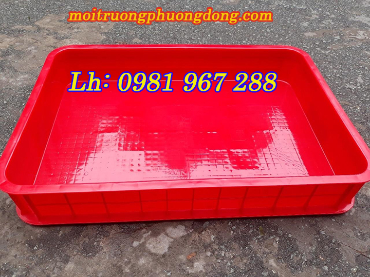 Sóng nhựa đặc HS025 ,rổ nhựa kín trong nhà sưởng  