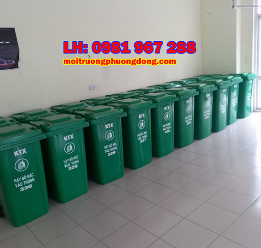 Thùng rác 240L công cộng