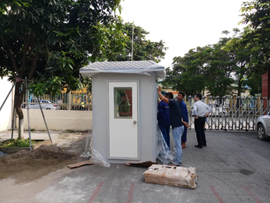 Lắp đặt bốt gác 