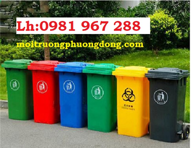 Thùng rác phân loại rác theo màu sắc