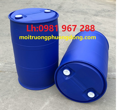 Phuy nhựa nắp kín 220 lít