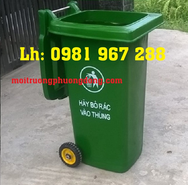 Thùng rác 240 L nhựa composite