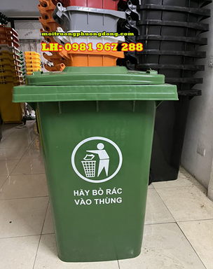 Thùng rác 360L công nghiệp