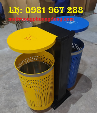 Thùng rác ngoài trời A-15