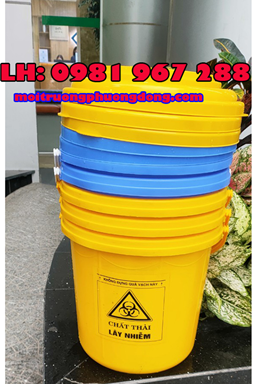  Xô nhựa 22L đựng chất thải y tế