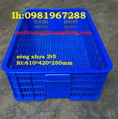 Sóng nhựa hở cao 2T5