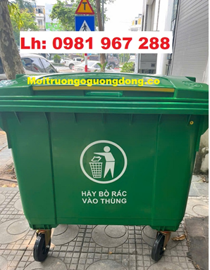 Mục đích của thùng rác nhựa 660L
