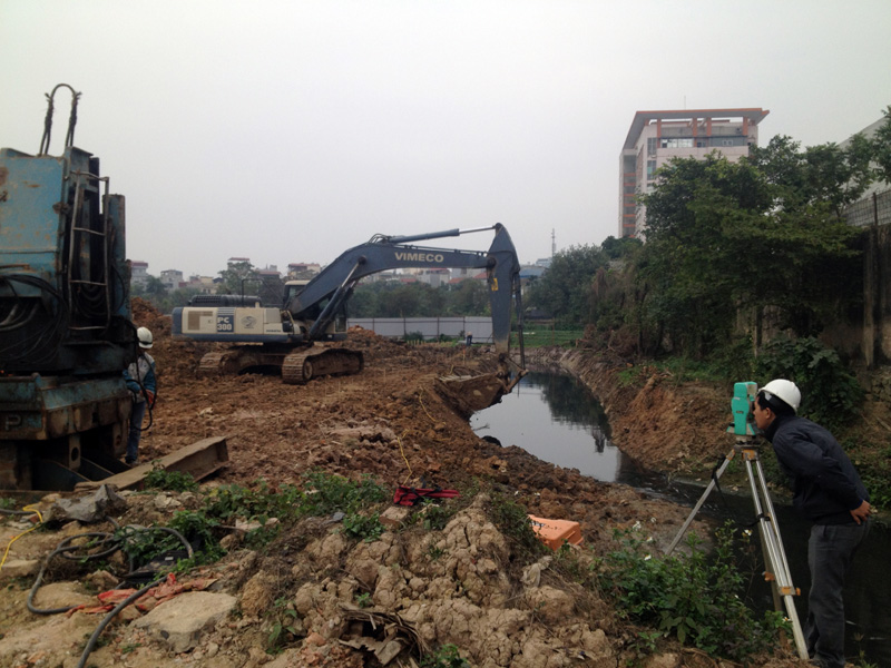 Thi công dự án khu nhà ở cán bộ học viện quốc phòng 1