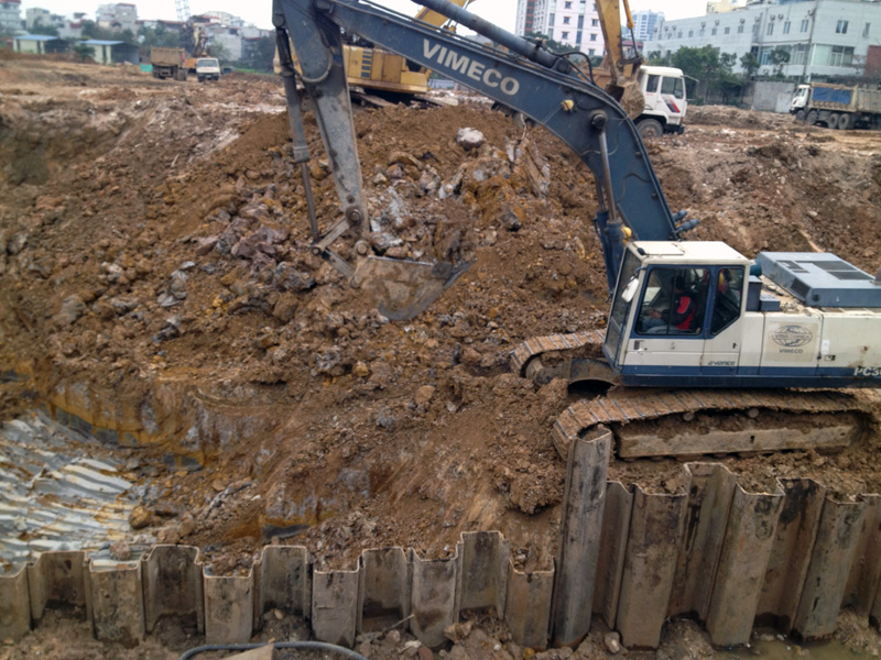 Thi công dự án khu nhà ở cán bộ học viện quốc phòng 5