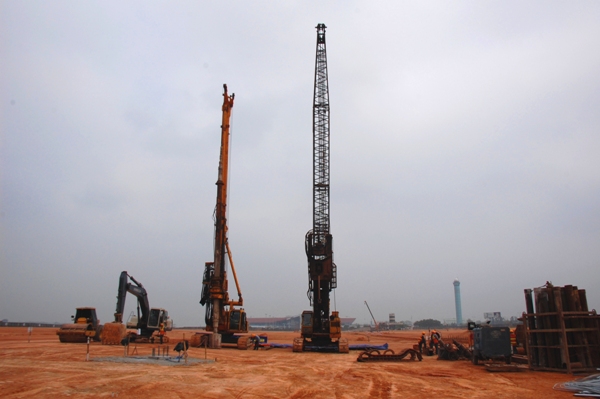 Triển khai thi công tại dự án nhà ga T2 sân bay quốc tế Nội Bài 1