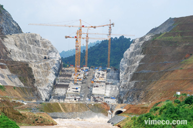 Hình ảnh công trình thủy điện Cửa Đạt