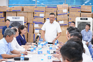 CHỦ TỊCH UBND THÀNH PHỐ HÀ NỘI TRẦN SỸ THANH KIỂM TRA TIẾN ĐỘ BỆNH VIỆN NHI HÀ NỘI