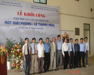 Dự án xây dựng cầu vượt cho người đi bộ nút Giải Phóng - Lê Thanh Nghị