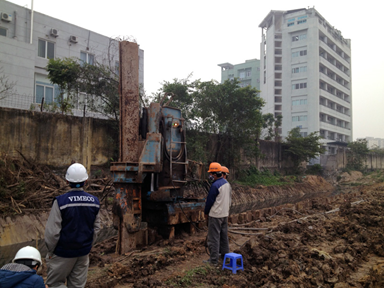 Thi công dự án khu nhà ở cán bộ học viện quốc phòng