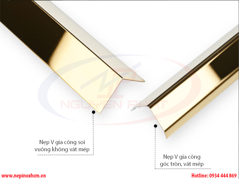 Gia công nẹp inox chữ V