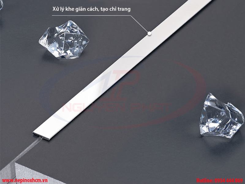 Ưu điểm của nẹp inox chữ T 8mm