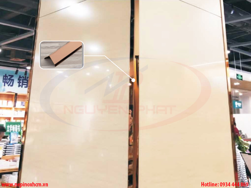 Ứng dụng của nẹp inox chữ V 15mm