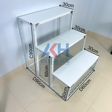 Kệ Sắt Tam Cấp Bậc Thang D60cm